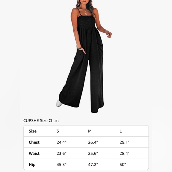 Cupshe  Black Women's Jumpsuit - Picture 5 of 8
